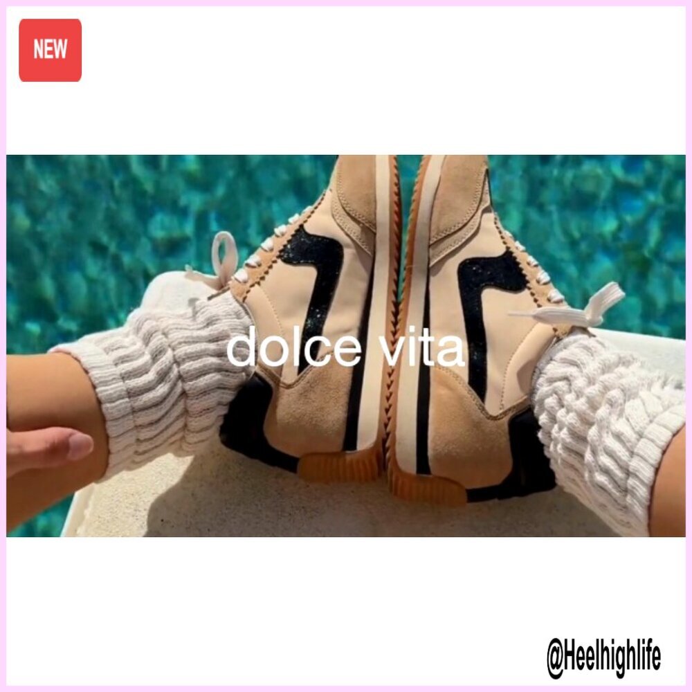 Nylon and Suede Fashion Sneakers, Sporty Everyday Wear - Picture 7 of 7
